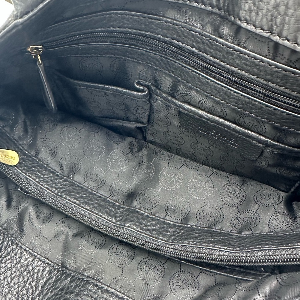 Michael Kors Black Tote with Gold Chain - Picture 7 of 9